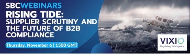 Rising Tide Supplier Scrutiny and the Future of B2B Compliance