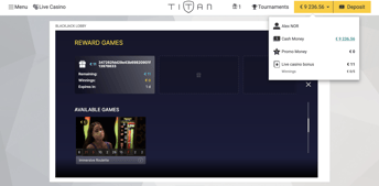 Reward Games main page